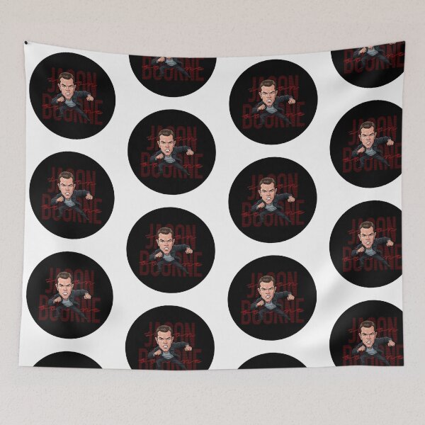 Item preview, Funny caricature of  Jason Bourne, Matt Damon in The Bourne Identity designed and sold by vectorlove.