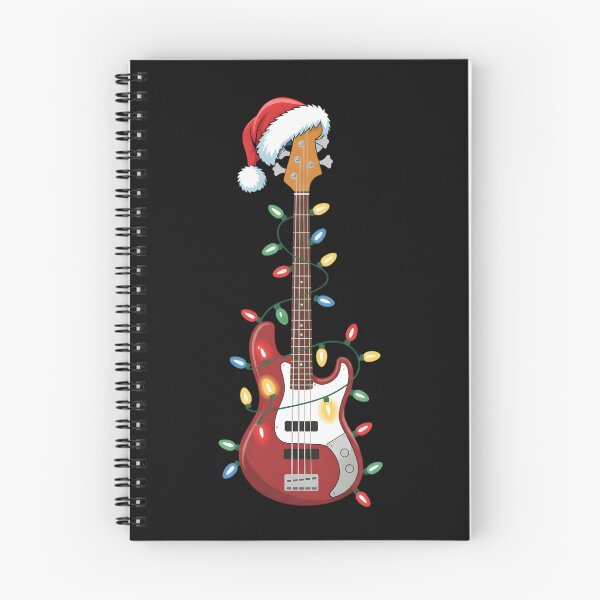 Item preview, Guitar Santa Hat Christmas Lights Bass Player Guitarist Xmas designed and sold by clothesy7.