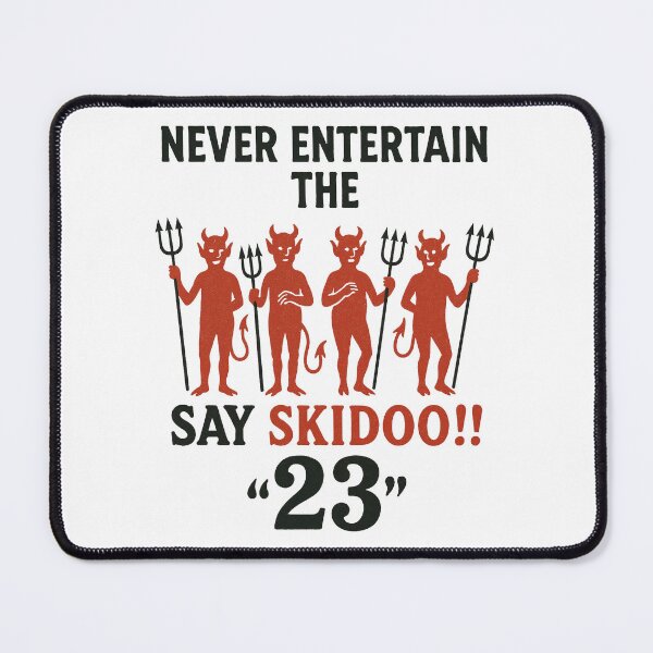 Item preview, 23 Skidoo Vintage Devil Poster – Turn-of-the-Century Slang Retro Typography designed and sold by Victor Shadehorn.