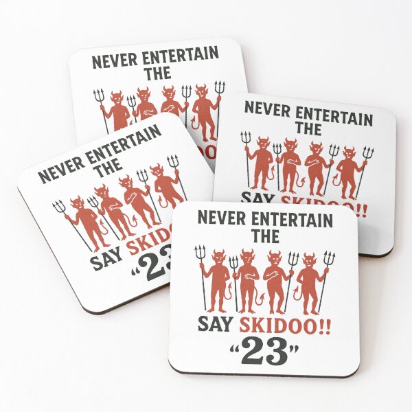 Item preview, 23 Skidoo Vintage Devil Poster – Turn-of-the-Century Slang Retro Typography designed and sold by Victor Shadehorn.