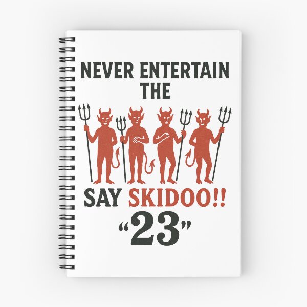 Item preview, 23 Skidoo Vintage Devil Poster – Turn-of-the-Century Slang Retro Typography designed and sold by Victor Shadehorn.