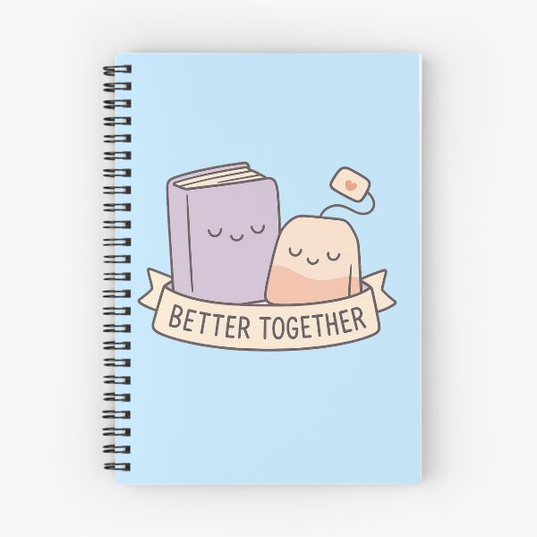 Item preview, Cute Kawaii Book and Tea Bag Better Together designed and sold by Yuki Shop.