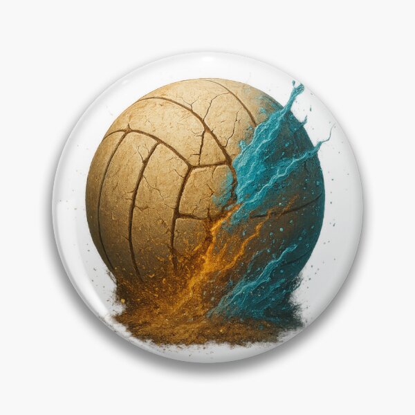 Item preview, Elemental Volleyball – Fire and Water designed and sold by BeenSavage.