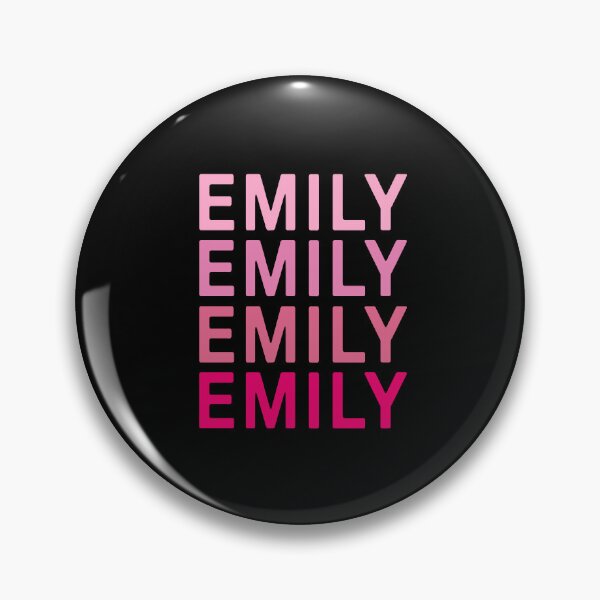 Artikelvorschau, Emily Name Rosa Farben entworfen und verkauft von Jeallan Designs.