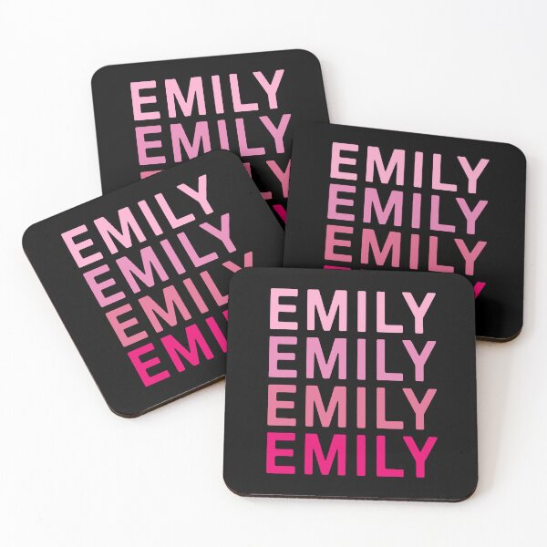 Artikelvorschau, Emily Name Rosa Farben entworfen und verkauft von Jeallan Designs.