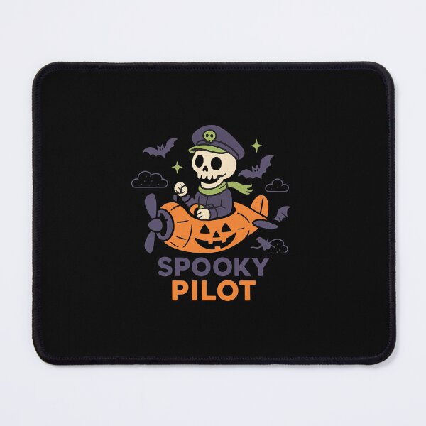 Item preview, Spooky Pilot Halloween Skeleton – Cute Airplane Ghost Design for Kids designed and sold by EuropeanPrints.