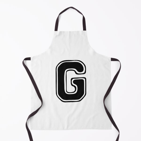 Item preview, Bold Grooveline Letter G – Retro Varsity Outline Font designed and sold by uncoXab.