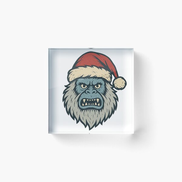 Item preview, Yeti Abominable Snowman Santa Hat Christmas Cryptid Design designed and sold by Graphics4X.