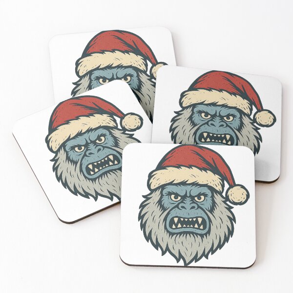 Item preview, Yeti Abominable Snowman Santa Hat Christmas Cryptid Design designed and sold by Graphics4X.