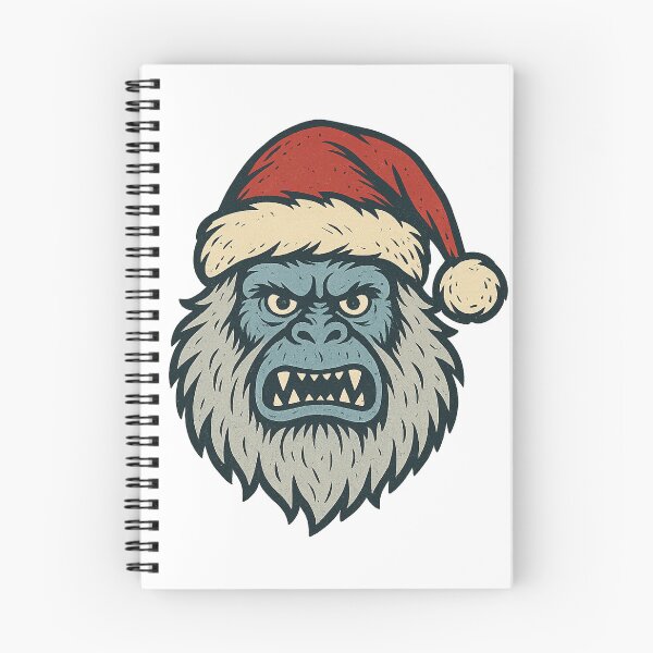 Item preview, Yeti Abominable Snowman Santa Hat Christmas Cryptid Design designed and sold by Graphics4X.