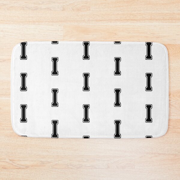Item preview, Bold Grooveline Letter I – Retro Varsity Outline Font designed and sold by uncoXab.
