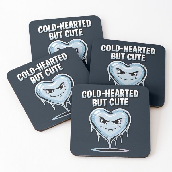 Item preview, Cold-Hearted but Cute – Winter Humor Design designed and sold by Jollys-ArtShop.