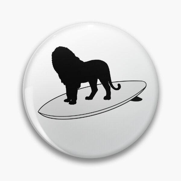 Item preview, Surfing Lion designed and sold by Animals-by-JB.