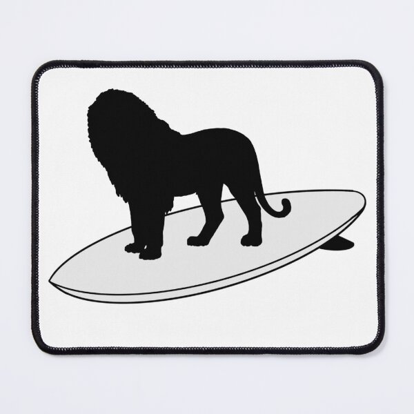 Item preview, Surfing Lion designed and sold by Animals-by-JB.