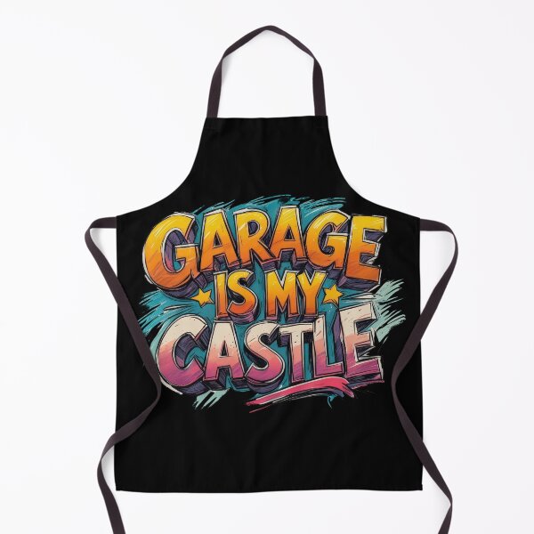 Item preview, garage is my castle, a funny gift for dad, husband or boyfriend designed and sold by miro-bob-design.