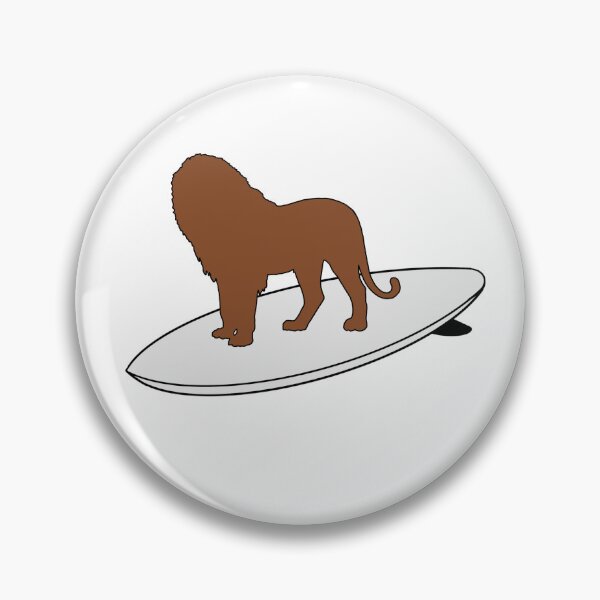 Item preview, Surfing Lion designed and sold by Animals-by-JB.