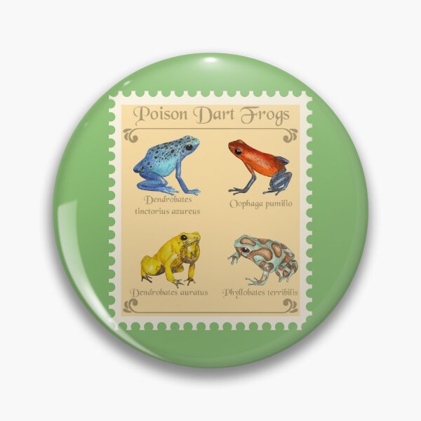 Item preview, Poison dart frog stamp  designed and sold by DoodleSnake58.