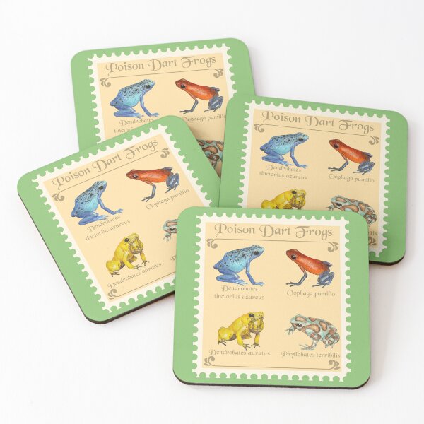 Item preview, Poison dart frog stamp  designed and sold by DoodleSnake58.
