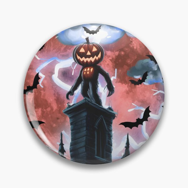 Item preview, Pumpkinfoot Halloween – Bigfoot with Pumpkin Head designed and sold by PeteLawliiet.