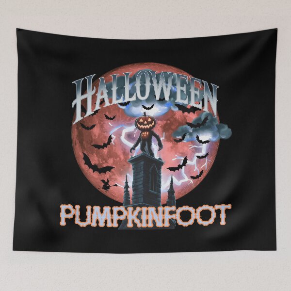 Item preview, Pumpkinfoot Halloween – Bigfoot with Pumpkin Head designed and sold by PeteLawliiet.