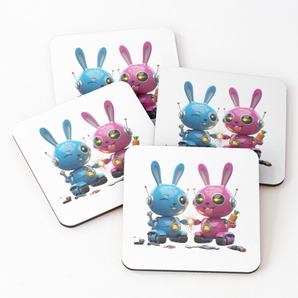 Item preview, Cute rabbit robot designed and sold by PP&RAINBOW SHOP.