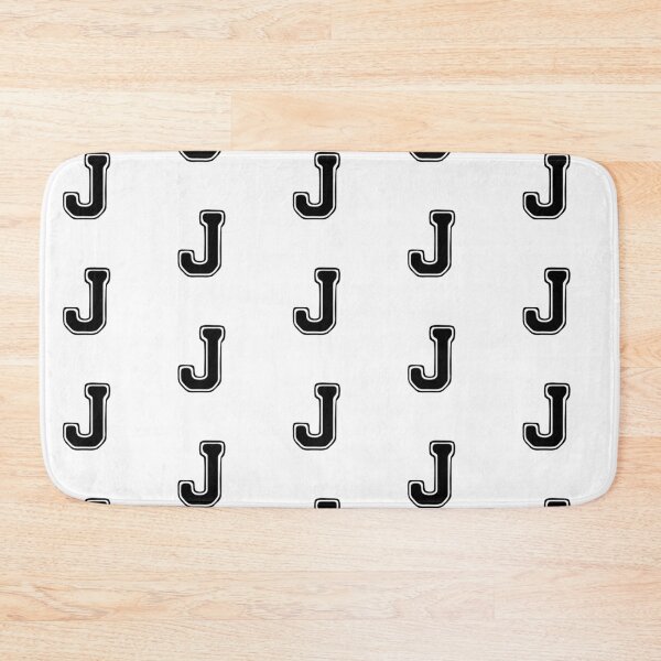 Item preview, Bold Grooveline Letter J – Retro Varsity Outline Font designed and sold by uncoXab.