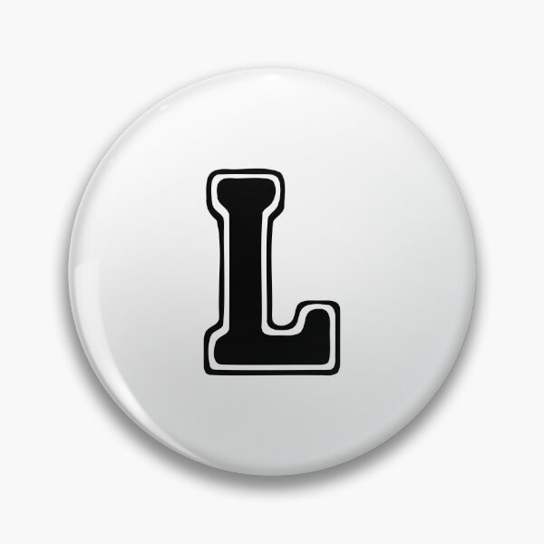 Item preview, Bold Grooveline Letter L – Retro Varsity Outline Font designed and sold by uncoXab.