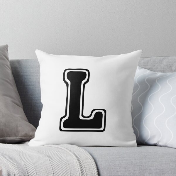 Item preview, Bold Grooveline Letter L – Retro Varsity Outline Font designed and sold by uncoXab.