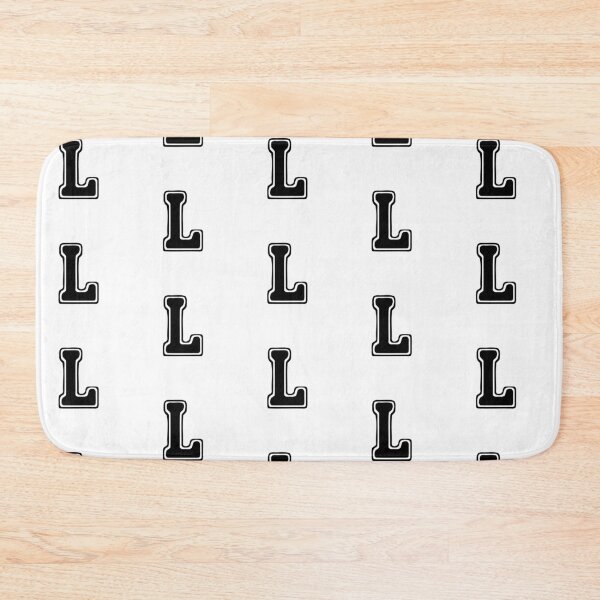 Item preview, Bold Grooveline Letter L – Retro Varsity Outline Font designed and sold by uncoXab.