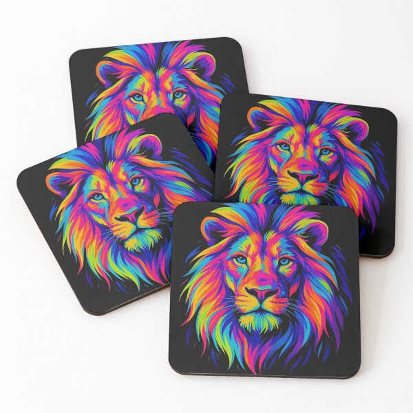 Item preview, Colorful Lion designed and sold by Dogandesighn.