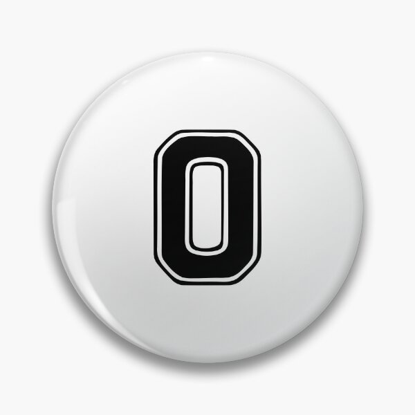 Item preview, Bold Grooveline Letter O – Retro Varsity Outline Font designed and sold by uncoXab.