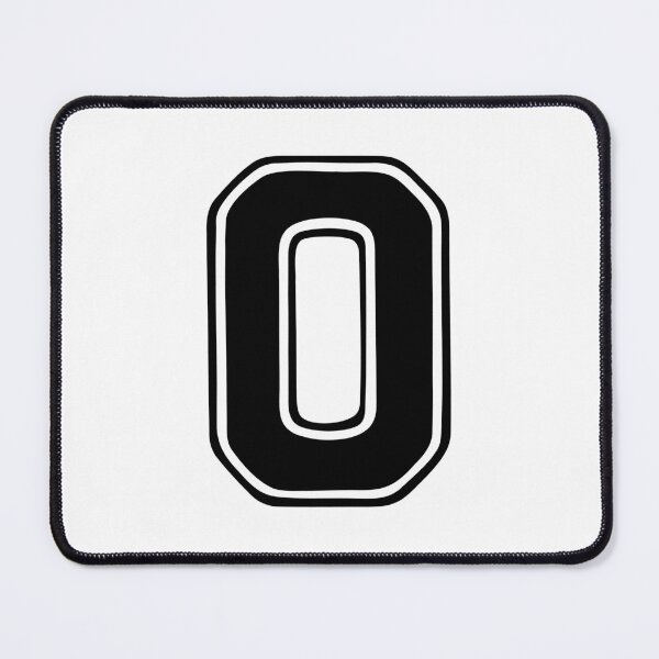 Item preview, Bold Grooveline Letter O – Retro Varsity Outline Font designed and sold by uncoXab.