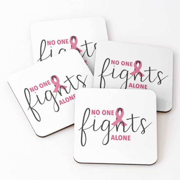 Item preview, No One Fights Alone, Breast Cancer Awareness designed and sold by Danielle Whitis Design.