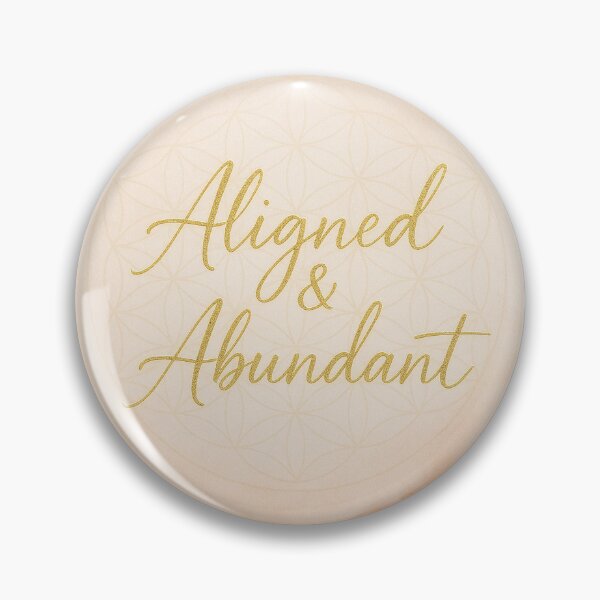 Item preview, Aligned & Abundant Quote | Manifestation & Money Affirmation Art designed and sold by HerDreamCodes.