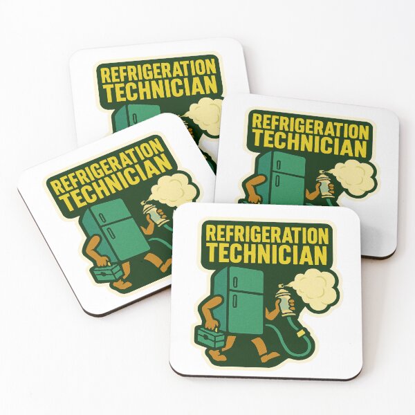 Item preview, Refrigeration Technician Sticker Design designed and sold by TeeCraftTeeCo.