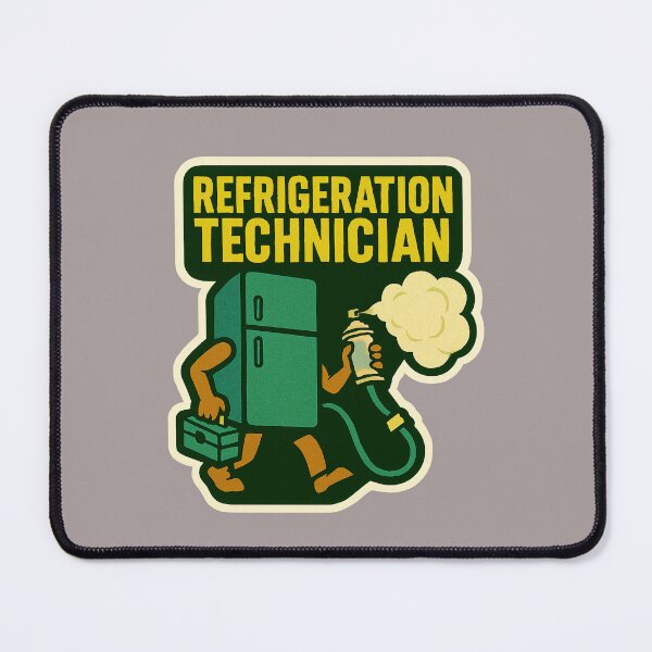 Item preview, Refrigeration Technician Sticker Design designed and sold by TeeCraftTeeCo.