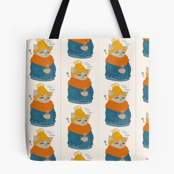 Item preview, Tea-Meow designed and sold by RethibnaArtShop.