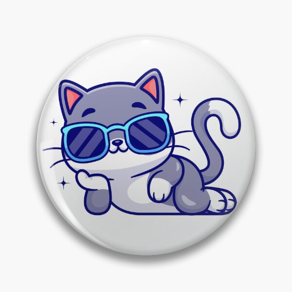 Item preview, Kitten with glasses designed and sold by ChavArte.