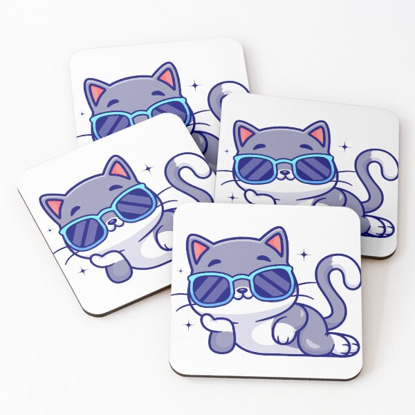 Item preview, Kitten with glasses designed and sold by ChavArte.