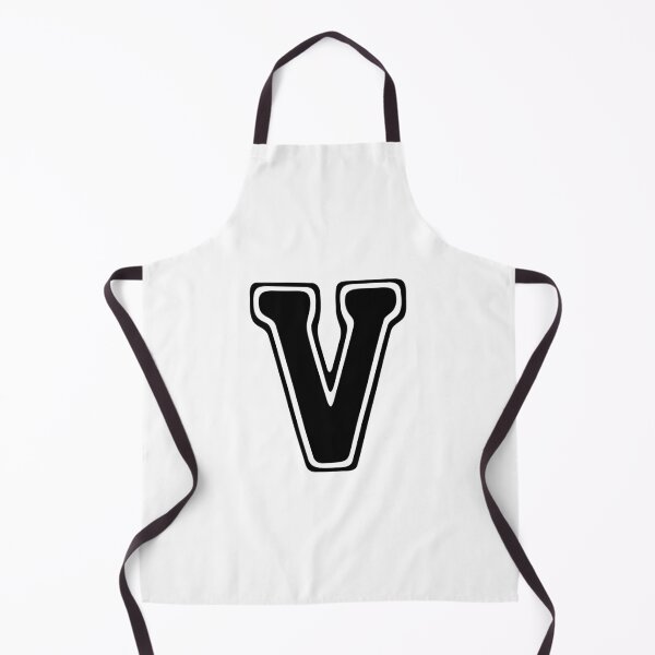 Item preview, Bold Grooveline Letter V – Retro Varsity Outline Font designed and sold by uncoXab.