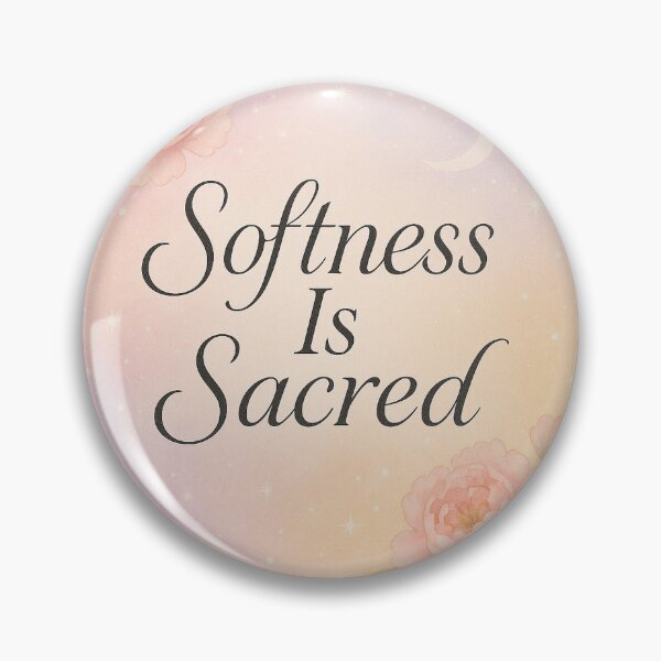 Item preview, Softness Is Sacred Quote | Feminine Energy & Healing Affirmation Art designed and sold by HerDreamCodes.