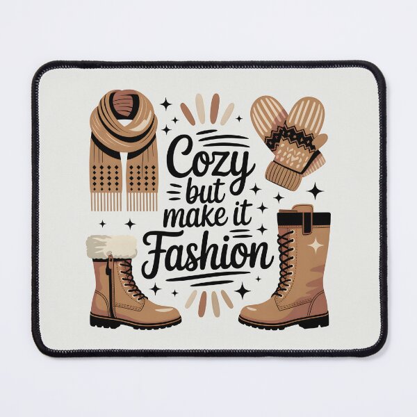Item preview, Cozy but Make It Fashion – Winter Style Design designed and sold by Jollys-ArtShop.