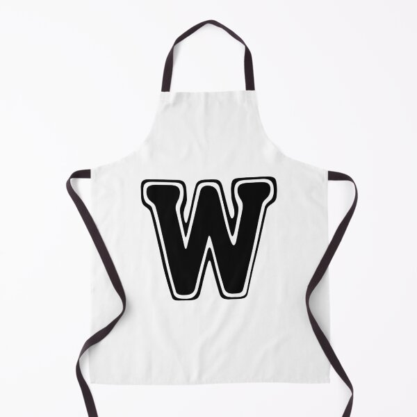 Item preview, Bold Grooveline Letter W – Retro Varsity Outline Font designed and sold by uncoXab.
