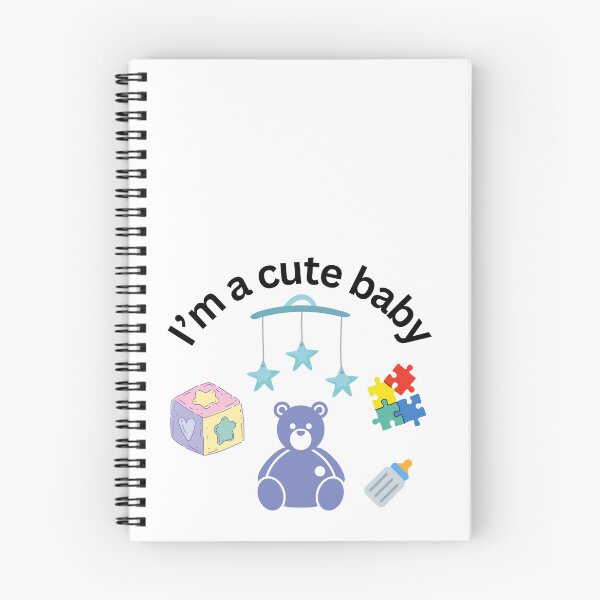 Item preview, I'm a Cute Baby • Sono un Bebè Carino • Je Suis un Bébé Mignon designed and sold by LenaBlueDesigns.