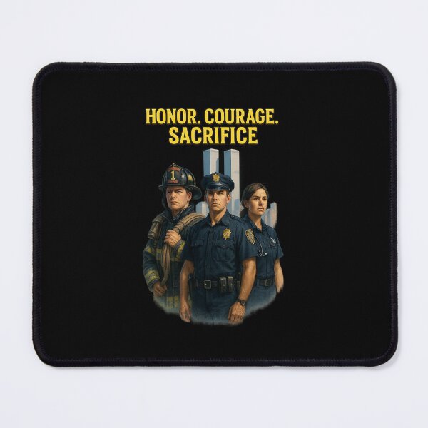 Item preview, 9/11. Honor. Courage & Sacrifice - First Responders Tribute designed and sold by Garci-Shirts.