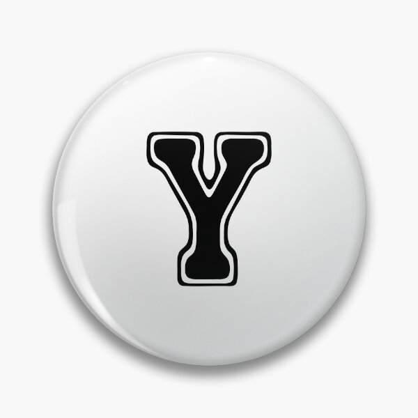 Item preview, Bold Grooveline Letter Y – Retro Varsity Outline Font designed and sold by uncoXab.