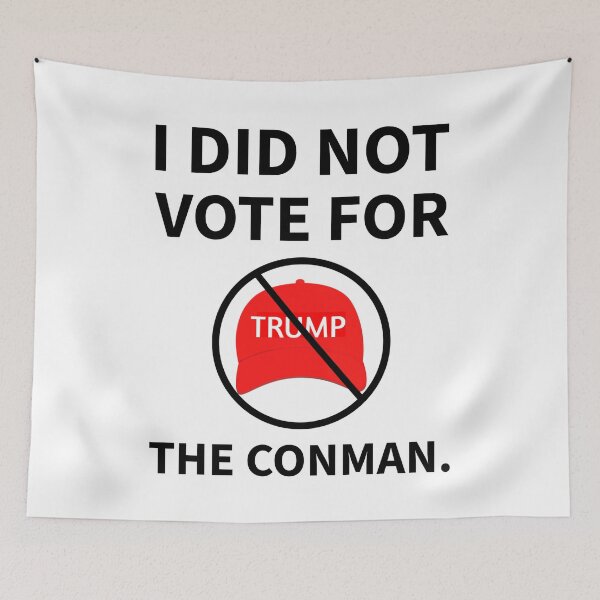 Item preview, I did not vote for the conman.  designed and sold by Rachel the Artist .