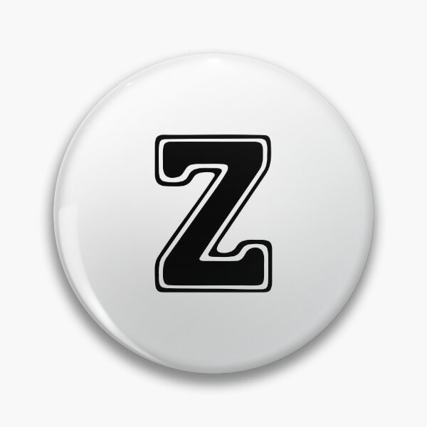 Item preview, Bold Grooveline Letter Z – Retro Varsity Outline Font designed and sold by uncoXab.