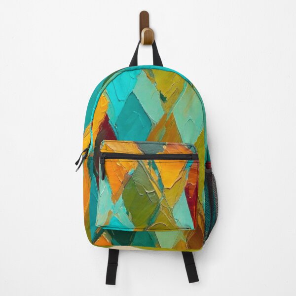 Item preview, Multicolor Impasto Diamonds  designed and sold by WallsAlive.