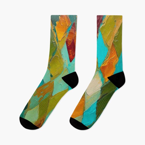 Item preview, Multicolor Impasto Diamonds  designed and sold by WallsAlive.
